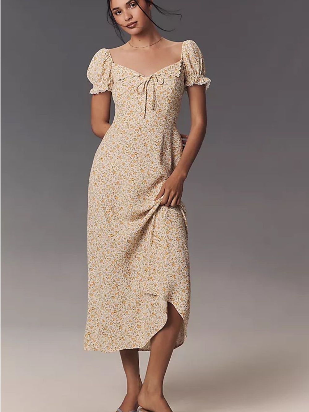 Reformation Shyla Floral Midi-Dress